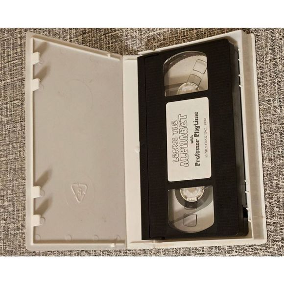 Learn the Alphabet with professor playtime vhs tape 1990 kids education play - Picture 3 of 3